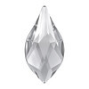 Желімделмеген жапсырмалы моншақ 2205 Crystal 10 х 8 мм кристалл пакетте ақ (Crystal F 001) Фотосурет 2.