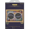 Набор для вышивания PANNA Золотая серия PZ-7275 Карта звездного неба 67 х 47.5 см Фото 2.