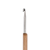 Для вязания Gamma RHB крючок с бамбуковой ручкой бамбук алюминий d 4.5 мм 13.5 см в блистере . Фото 3.