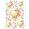 Love2art бумага рисовая IRP 32 x 45 см 0106 Сердца в цветах Фото 1.