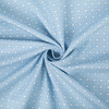 Ткань для пэчворка PEPPY МОЛОЧНЫЕ СНЫ ФЛАНЕЛЬ 100 x 110 см 175 г/кв.м ± 5 100% хлопок МС-10 голубой Фото 1.