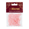 Кнопка Micron POM-12 Кнопки пластиковые пластик d 12 мм 15 шт. № 004 розовый Фото 2.