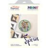 Набор для вышивания PANNA Живая картина JK-2253 Брошь. Тигр Эдмунд 5.5 х 5.5 см Фото 2.