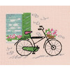 Klart набор для вышивания 8-408 Зарисовки. Велосипед 10.5 х 9 см Фото 1.