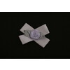 BLITZ Цветок розочка на банте №17 №50 сиреневый-серебро Фото 2.