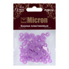 Кнопка Micron POM-10 Кнопки пластиковые пластик d 10 мм 15 шт. № 013 фиолетовый Фото 2.