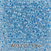 Бисер Чехия GAMMA круглый 1 10/0 2.3 мм 5 г 1-й сорт A033 голубой ( 37136 ) Фото 1.