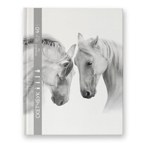 04_Horses in white