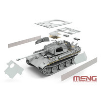 German Medium Tank Sd.Kfz.171 Panther Ausf.G Early/Ausf.G with Air Defense Armor 1/35