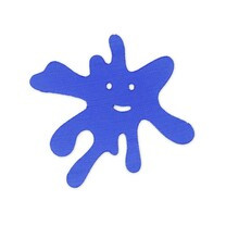 5-15 клякса 7х6.5 см