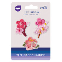 03-304 Цветы 5 х 3.5 см