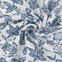 garden toile cobalt