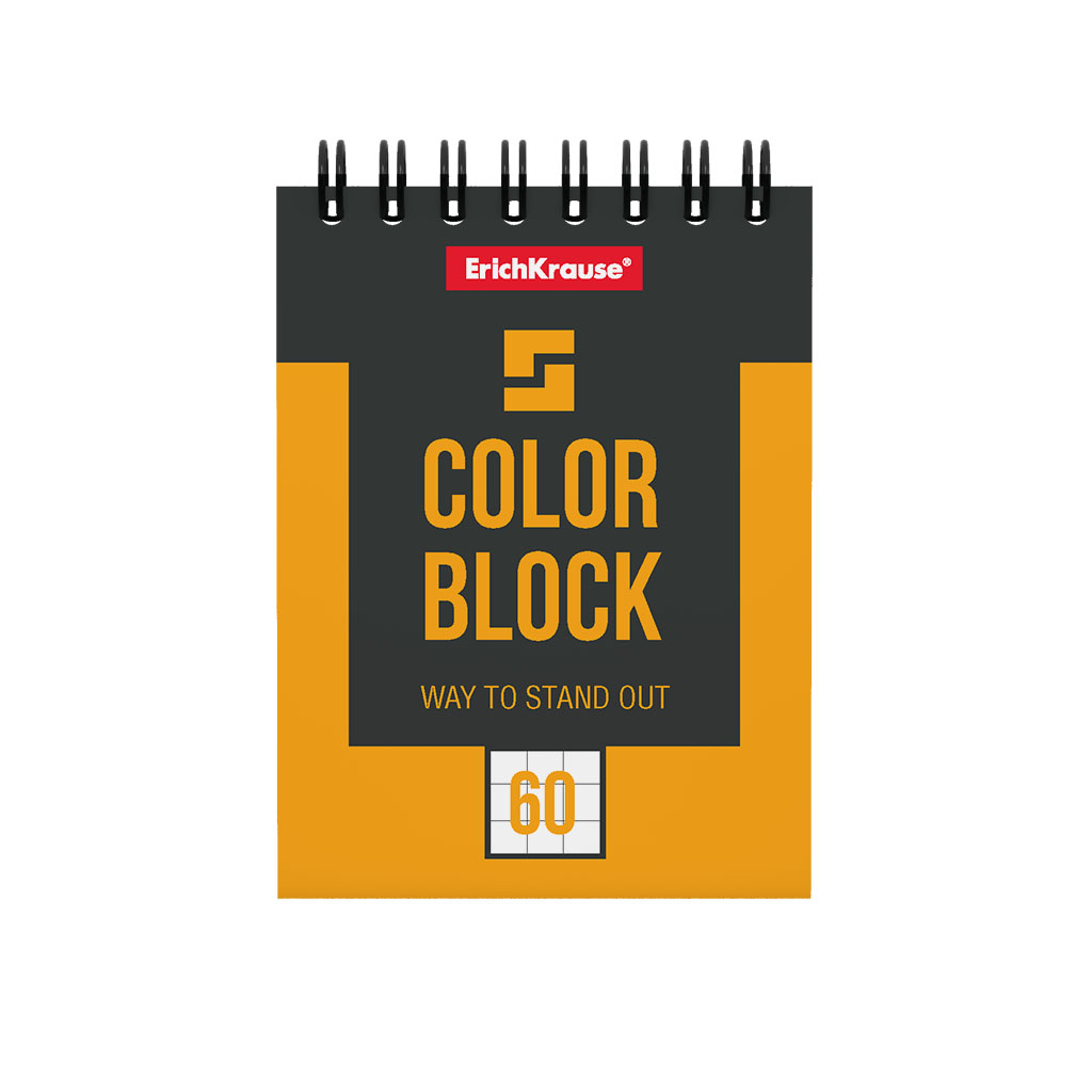 ErichKrause Блокнот Color Block A7 ( 74х102 мм) 60 л. клетка 49682 Фото 6.