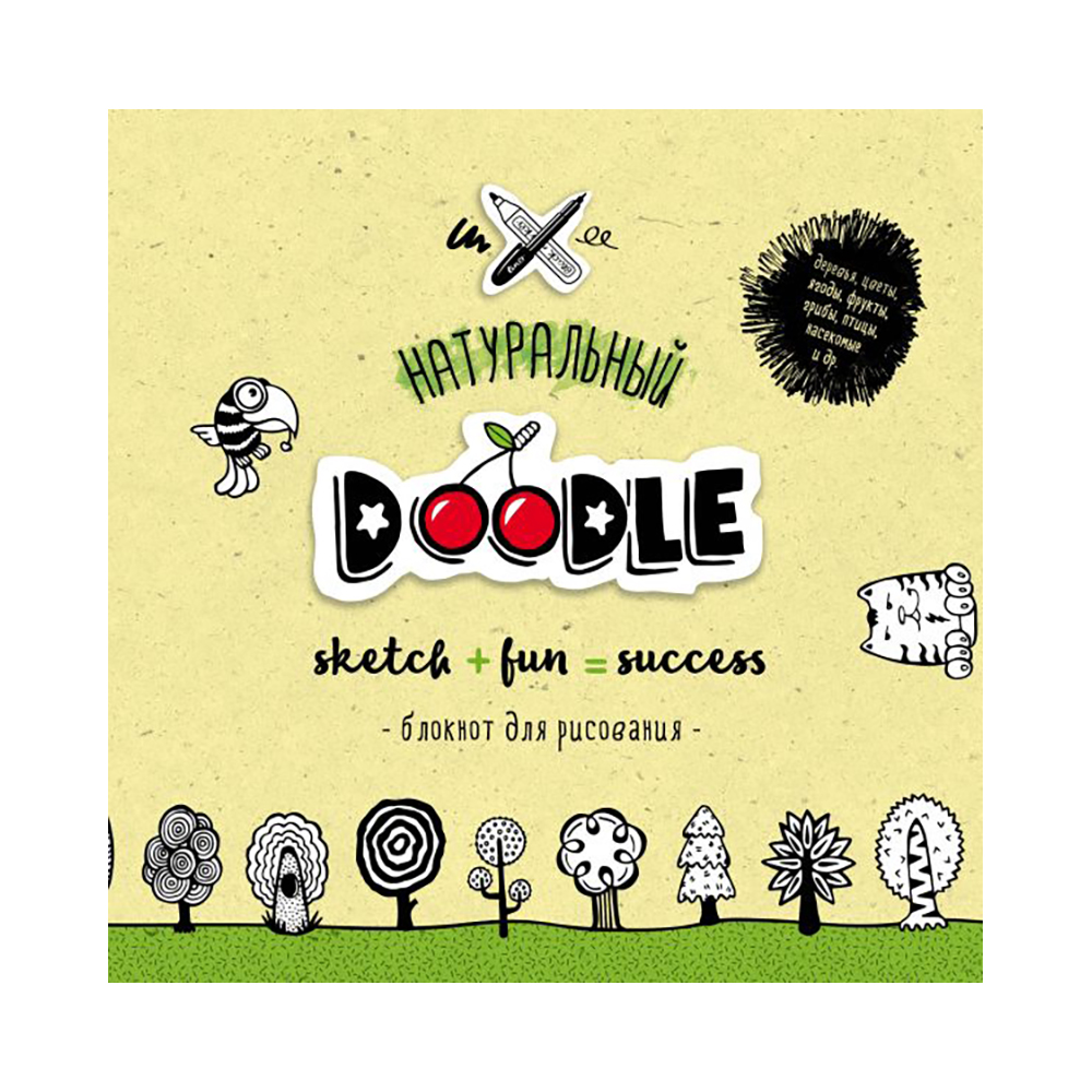 Книга Э Блокнот для рисования Натуральный Doodle Фото 1.