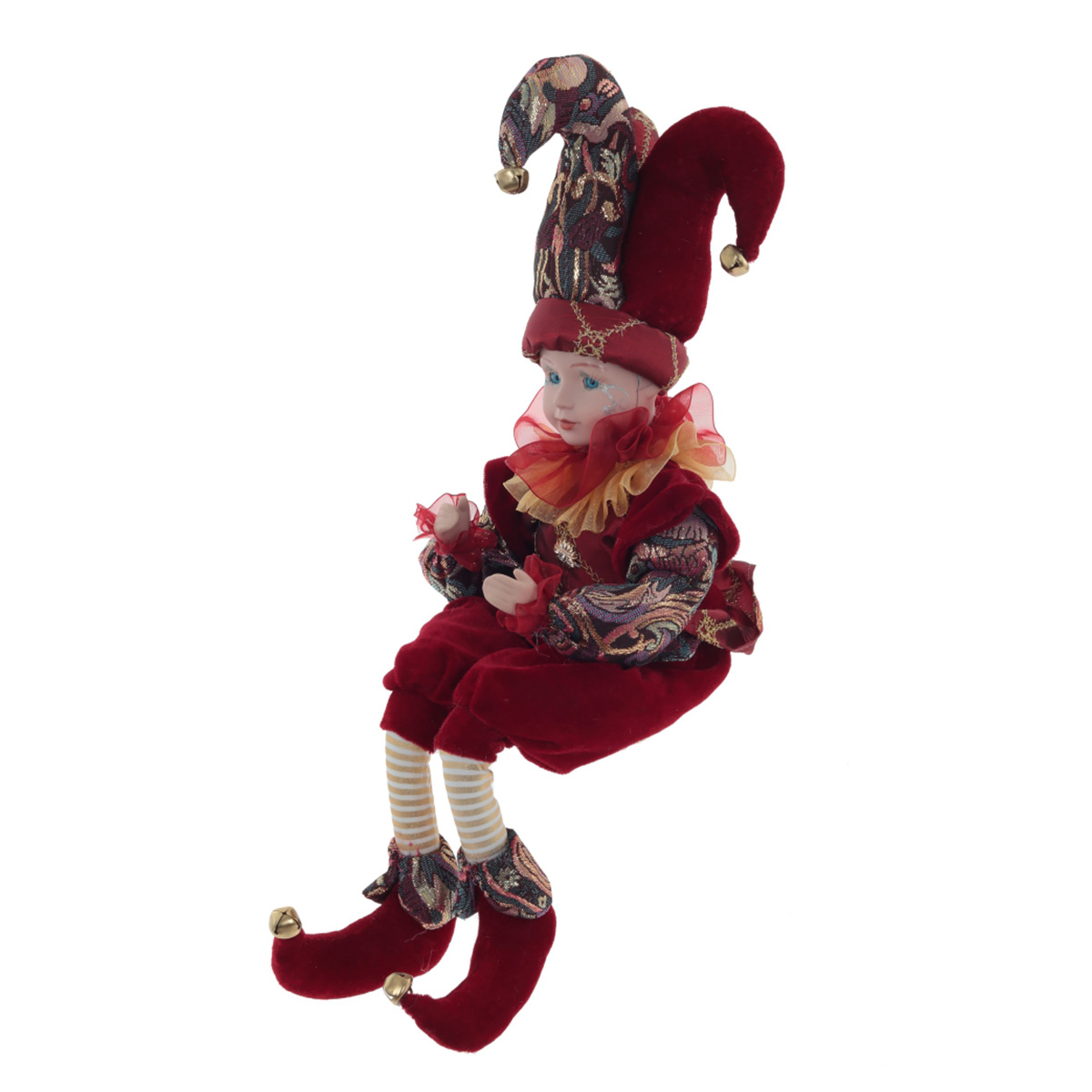 JIANGSU HOLLY EVERLASTING INC. 764797 Игрушка мягконабивная Клоун 15 х 28 х 29 см Бордовый Фото 3.