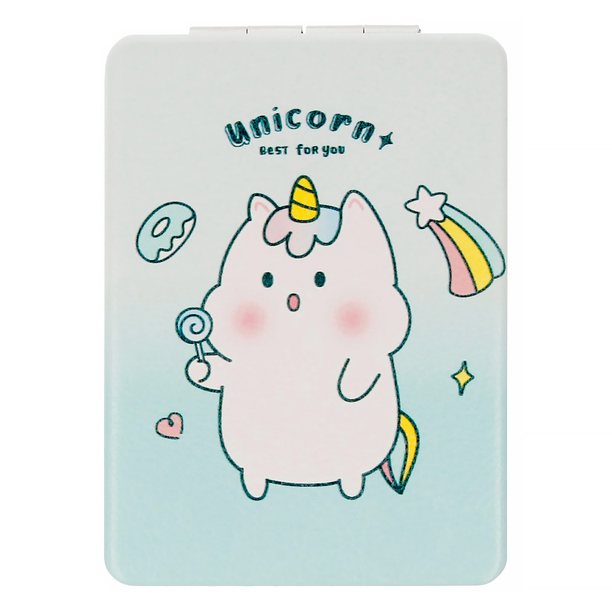 Зеркало Cat-unicorn 8.6 х 6.2 х 1 см green ZT185-01032A1-3-04 Фото 1.