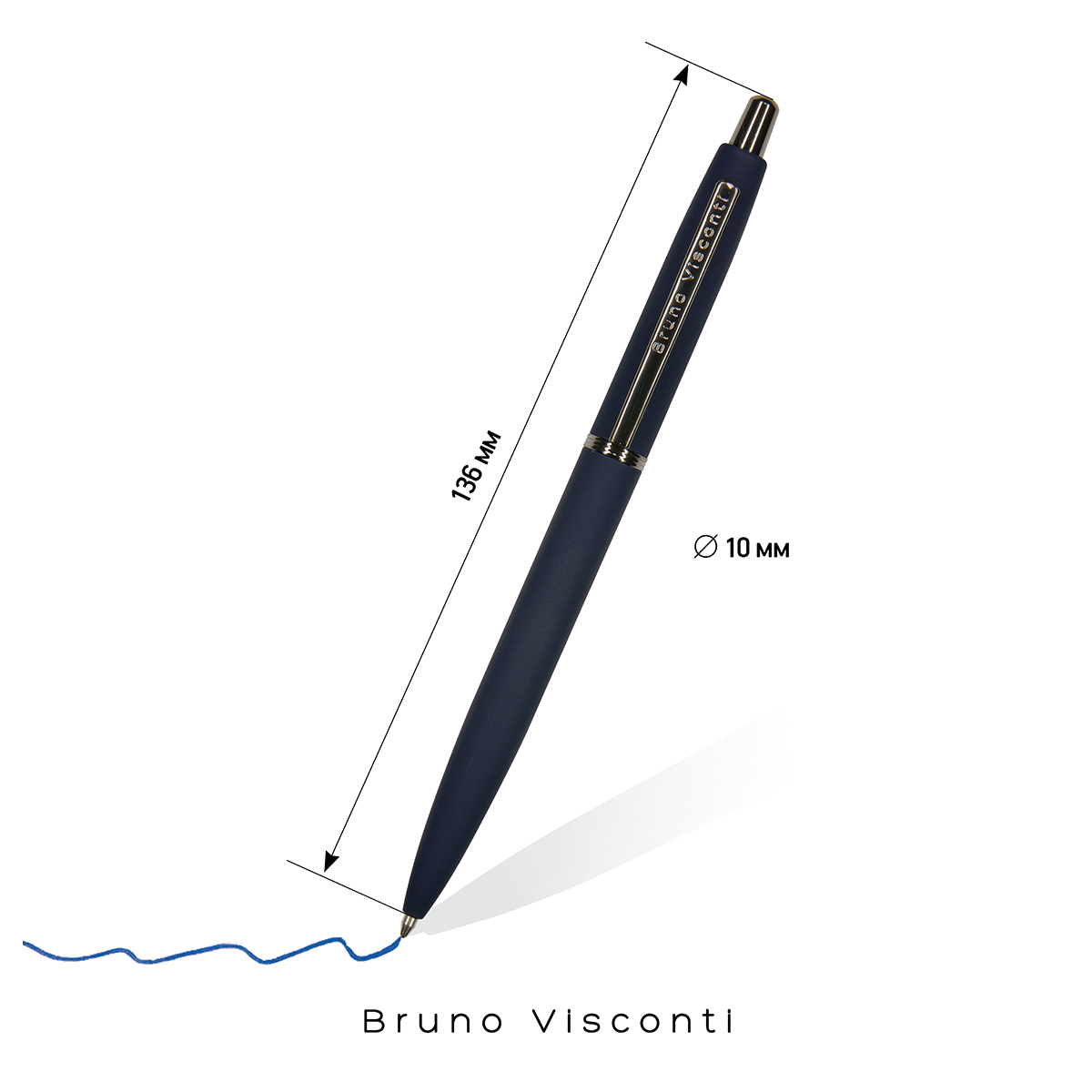 Bruno Visconti Ручка SAN REMO 1 мм 20-0249/043 цвет чернил: синий Фото 9.