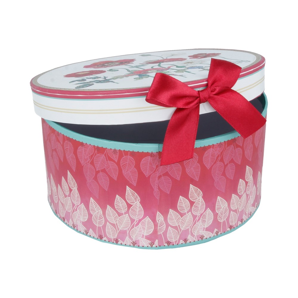 Grand Gift Коробка картонная круглая бумажная в ассортименте №03 16.8 х 8 см маленькая 304/3 Фото 3.