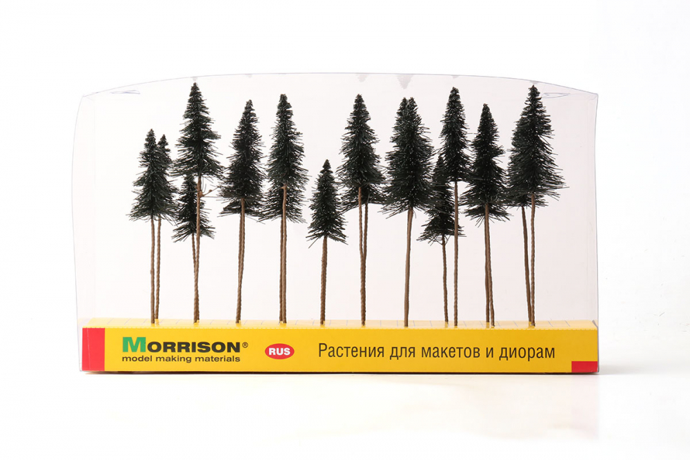 Morrison Набор моделей Сосна для макета 10-15 см 20 шт. 011-se-003 , 1/50 , 1/72 , 1/43 , 1/87 , 1/150 , 1/35 , 1/100 Фото 1.