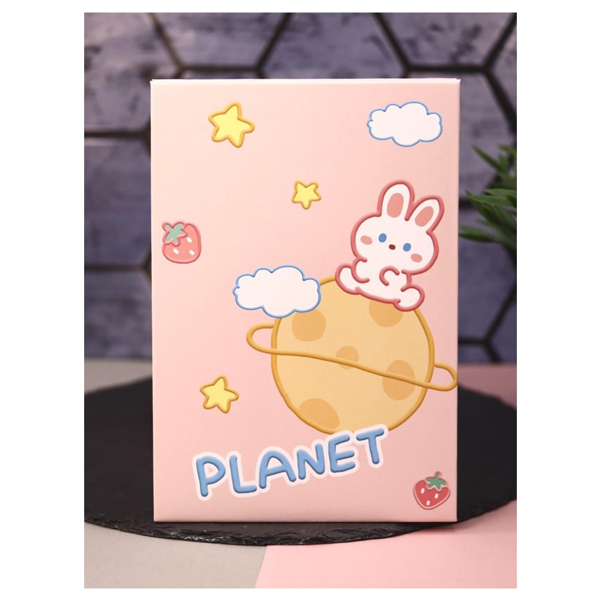 Зеркало в ассорт. 14.8 х 21.5 см Planet bunny, pink 156SE-04 Фото 3.