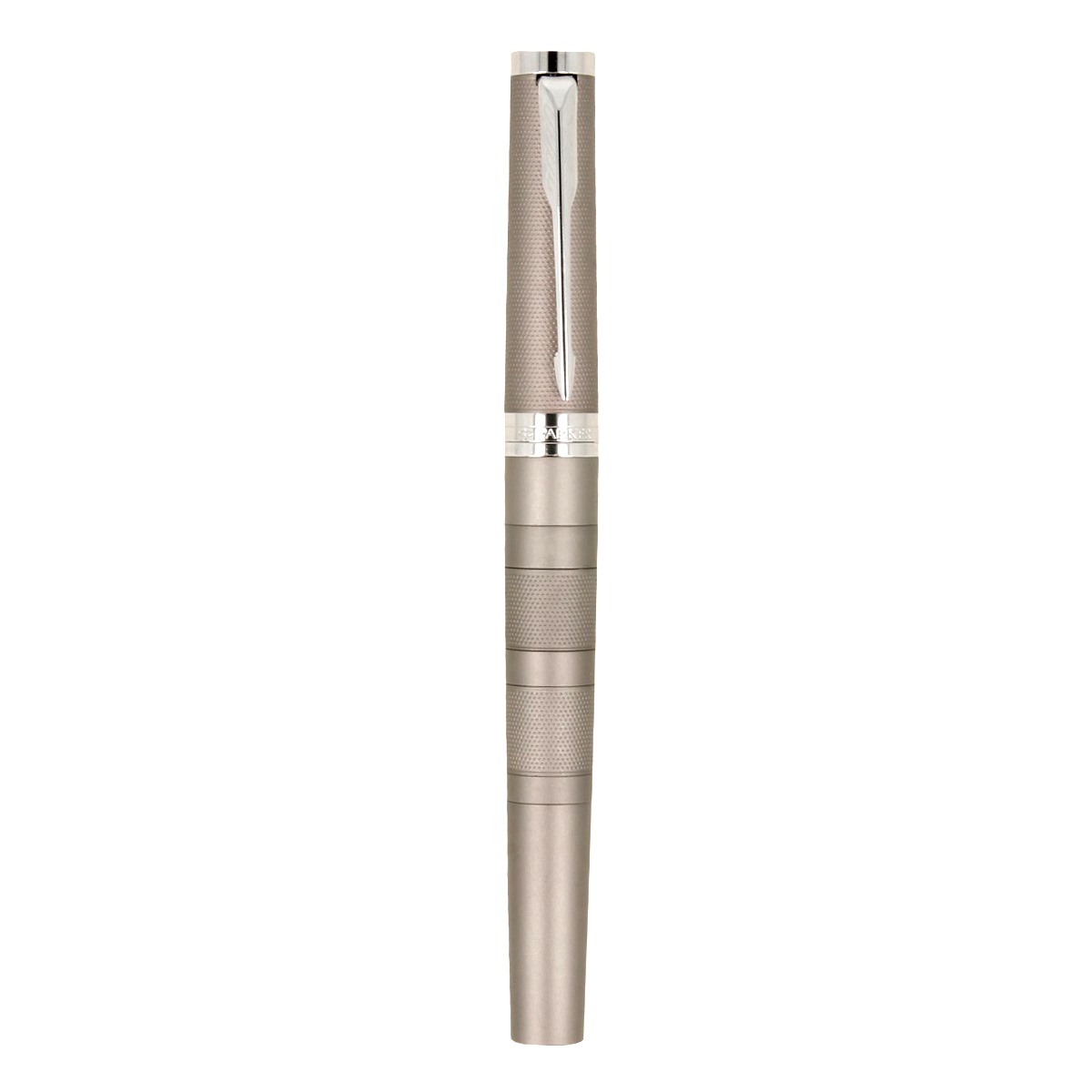 PARKER Ручка 5th mode INGENUITY L LUXERY CHARM 0.8 мм PARKER-1931472 серый алюминиевый корпус, хромированные детали цвет чернил: черный Фото 2.