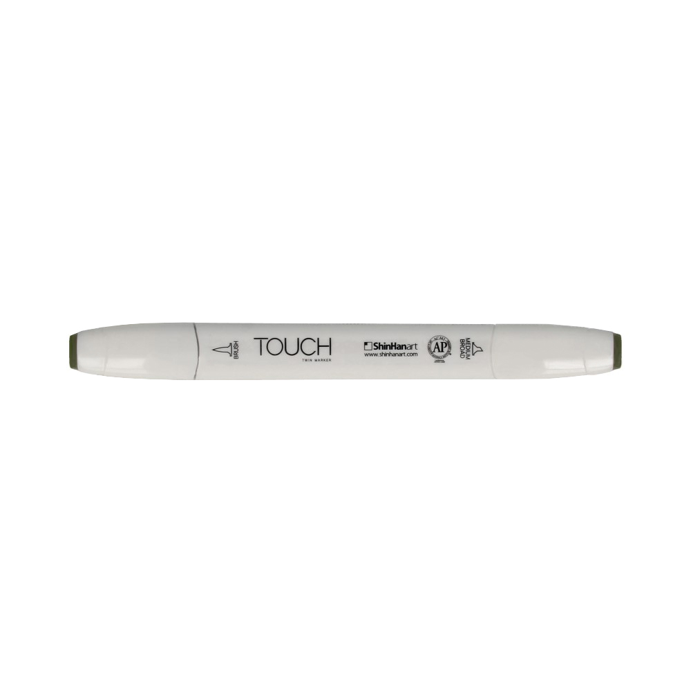 TOUCH TWIN BRUSH Маркер 1-8 мм кисть/перо скошенное 1210231 водоросль GY231 Фото 1.