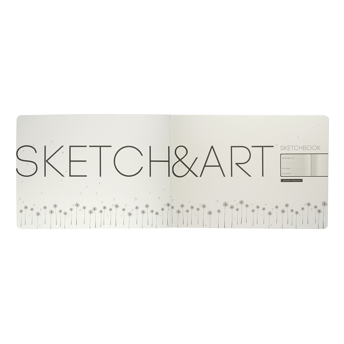 Bruno Visconti Sketchbook Sketch&Art Bv, Horizon 200 г/м2 18 х 25 см сшивка 50 л. Красный 1-522/02 Фото 4.