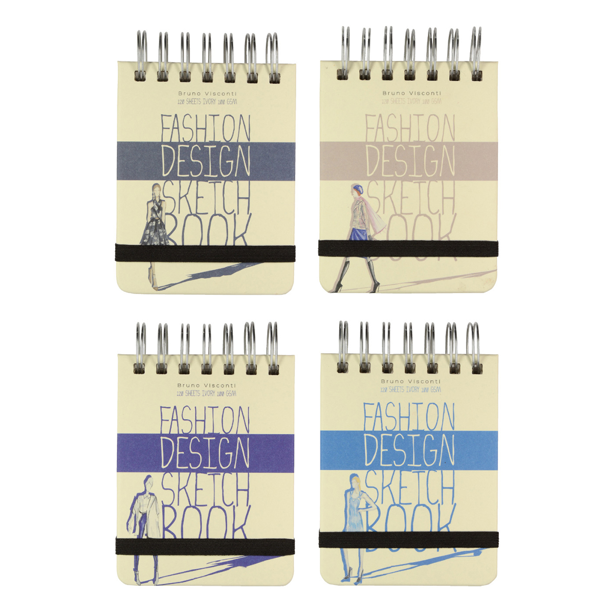 Bruno Visconti 1-505/02 Sketchbook Bv 100 г/м2 22.2 х 14.8 см на гребне 80 л. БЕЖЕВЫЙ Фото 2.