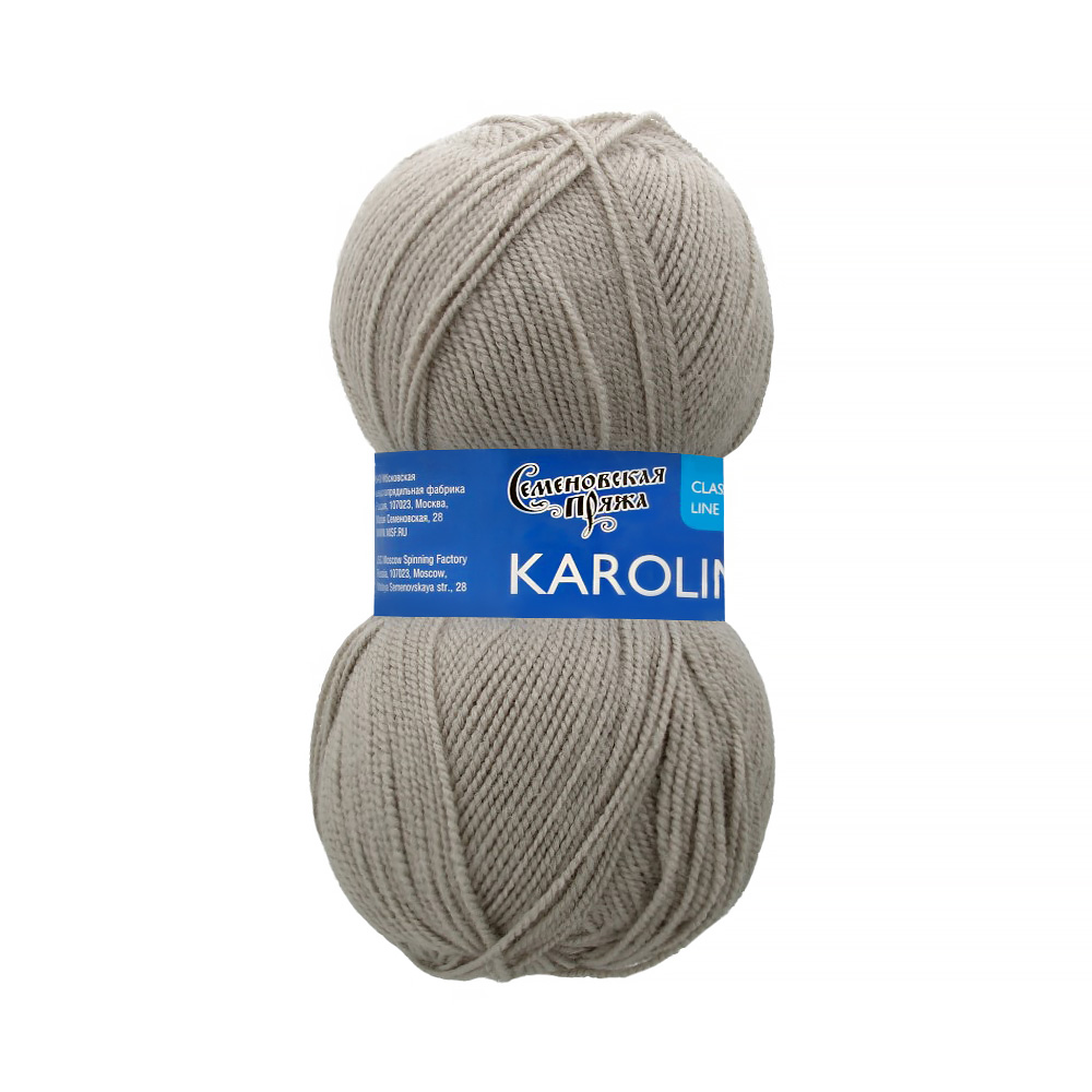 Пряжа Семеновская МШФ Karolina (Каролина) 100% акрил 100 г 438 м 11200 ; перлам Фото 1.