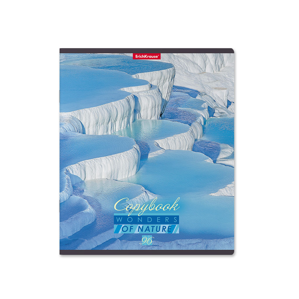 ErichKrause 58293 Тетрадь общая ученическая Wonders of Nature A5+ 96 л. на скобе 60 г/кв.м клетка Фото 5.
