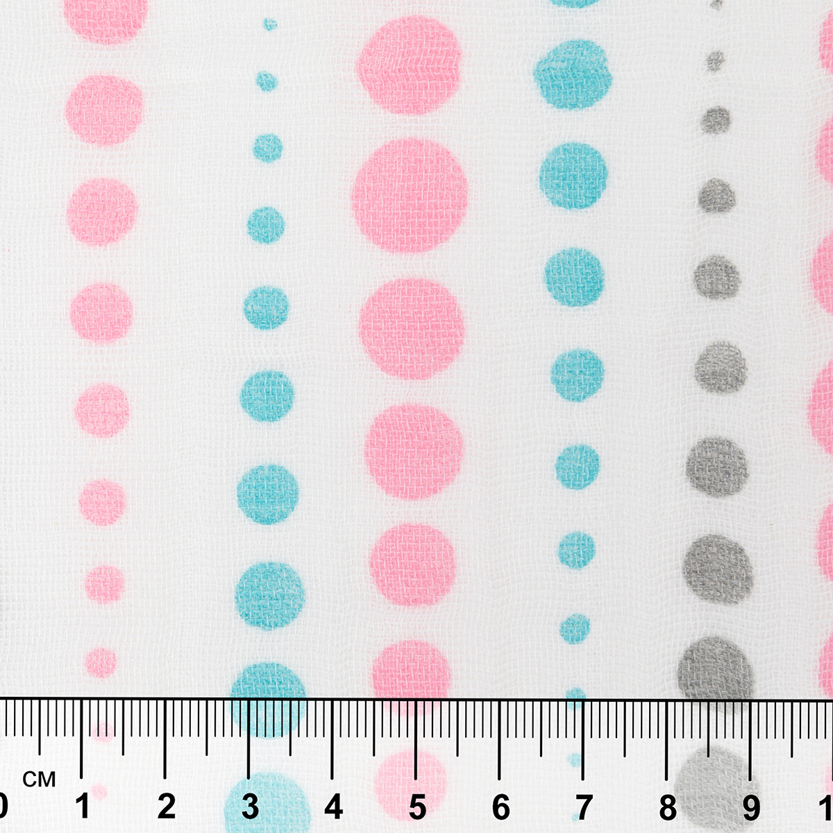Ткань PEPPY Ткань муслиновая EMBRACE 100% хлопок 100 х 125 см Shannon Fabrics dotstripe paris/silver/topaz Фото 5.