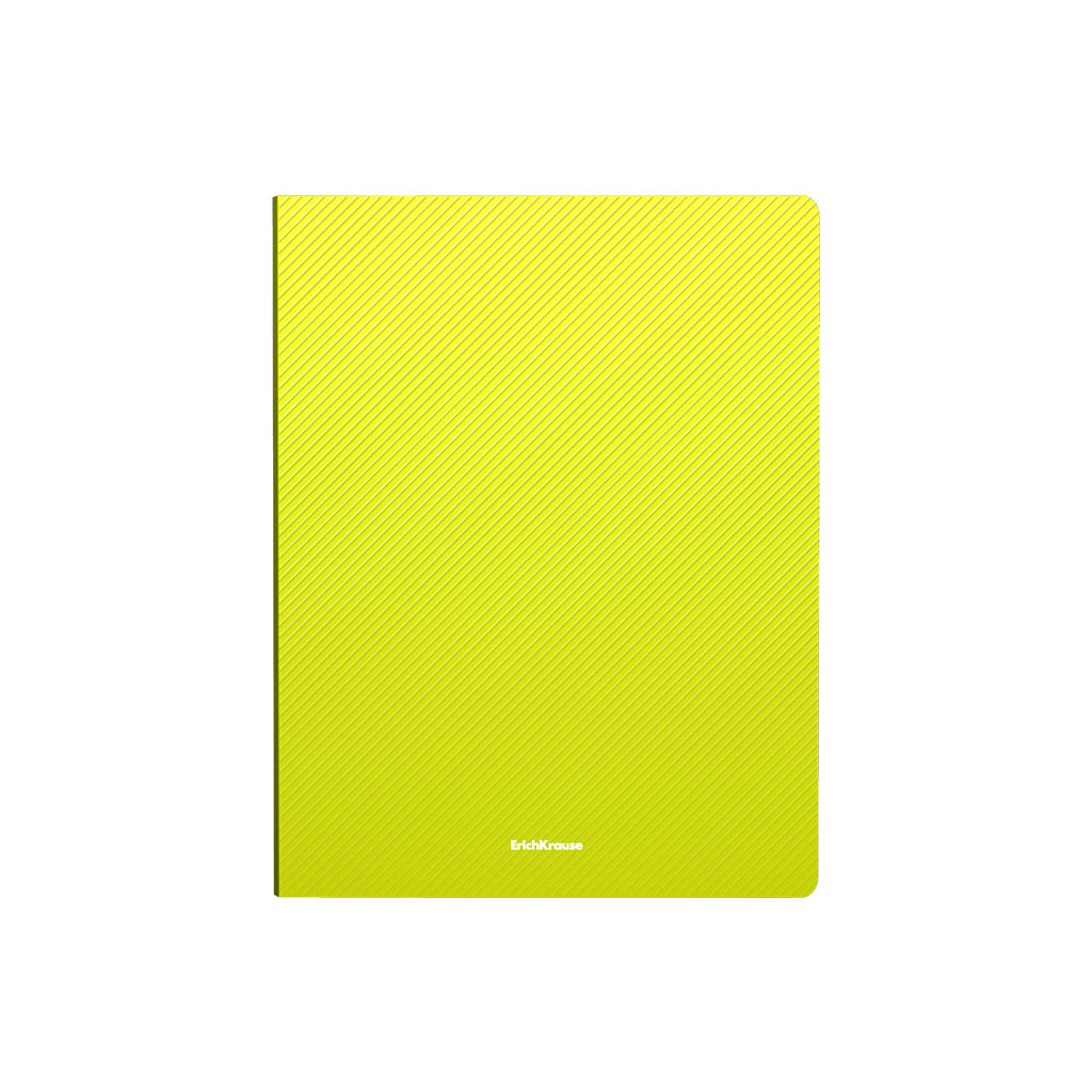 ErichKrause Папка на 4 кольцах пластиковая Diagonal Neon A4 ( 24х31х5.2 см) в ассортименте 47138 Фото 3.