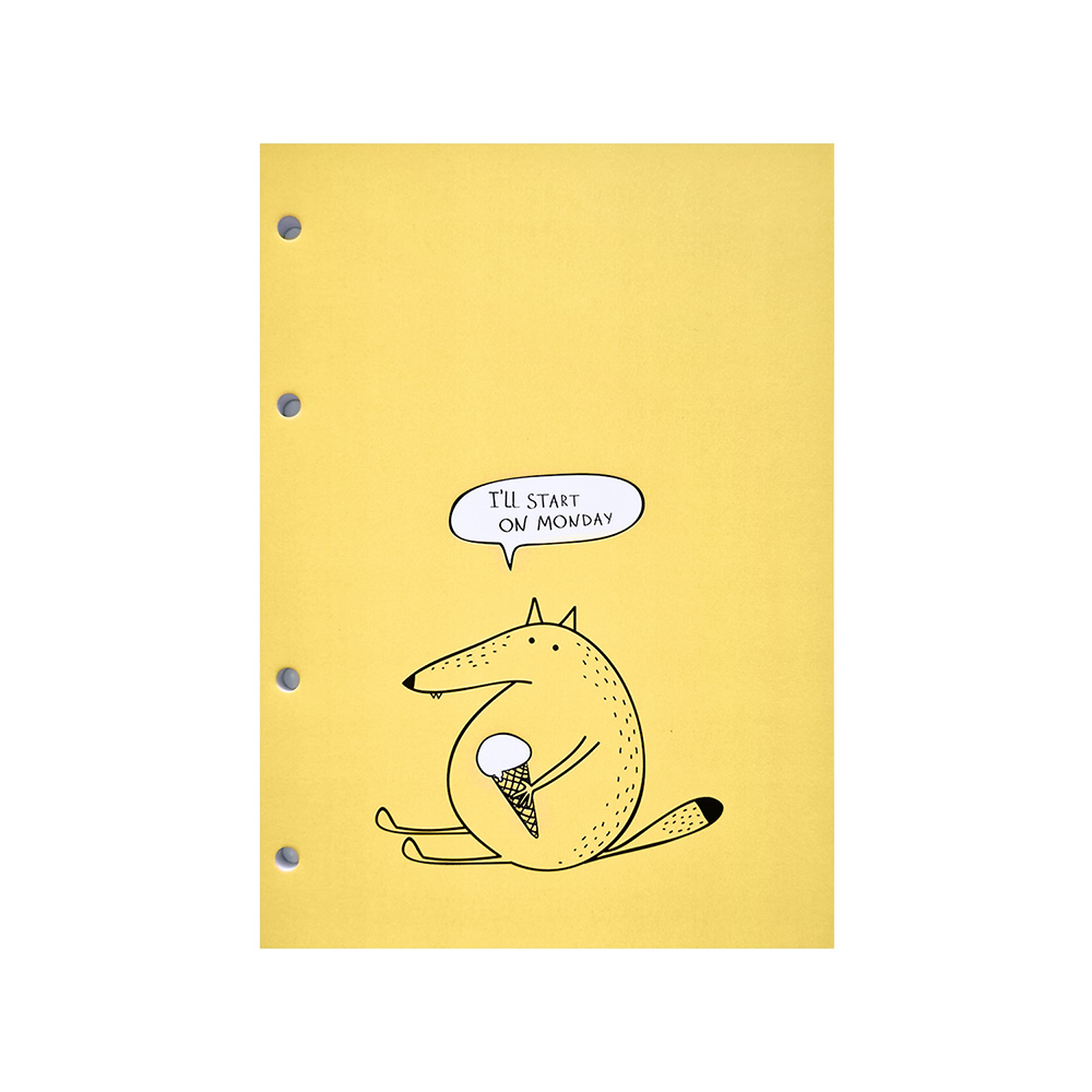 Be Smart Тетрадь Strange animals A5+ 163х212 мм 80 л. на кольцах 65 г/кв.м клетка SET-COP-009 с блокнотом 140х198 мм, 80 л, клетка, клеевое крепление Фото 4.