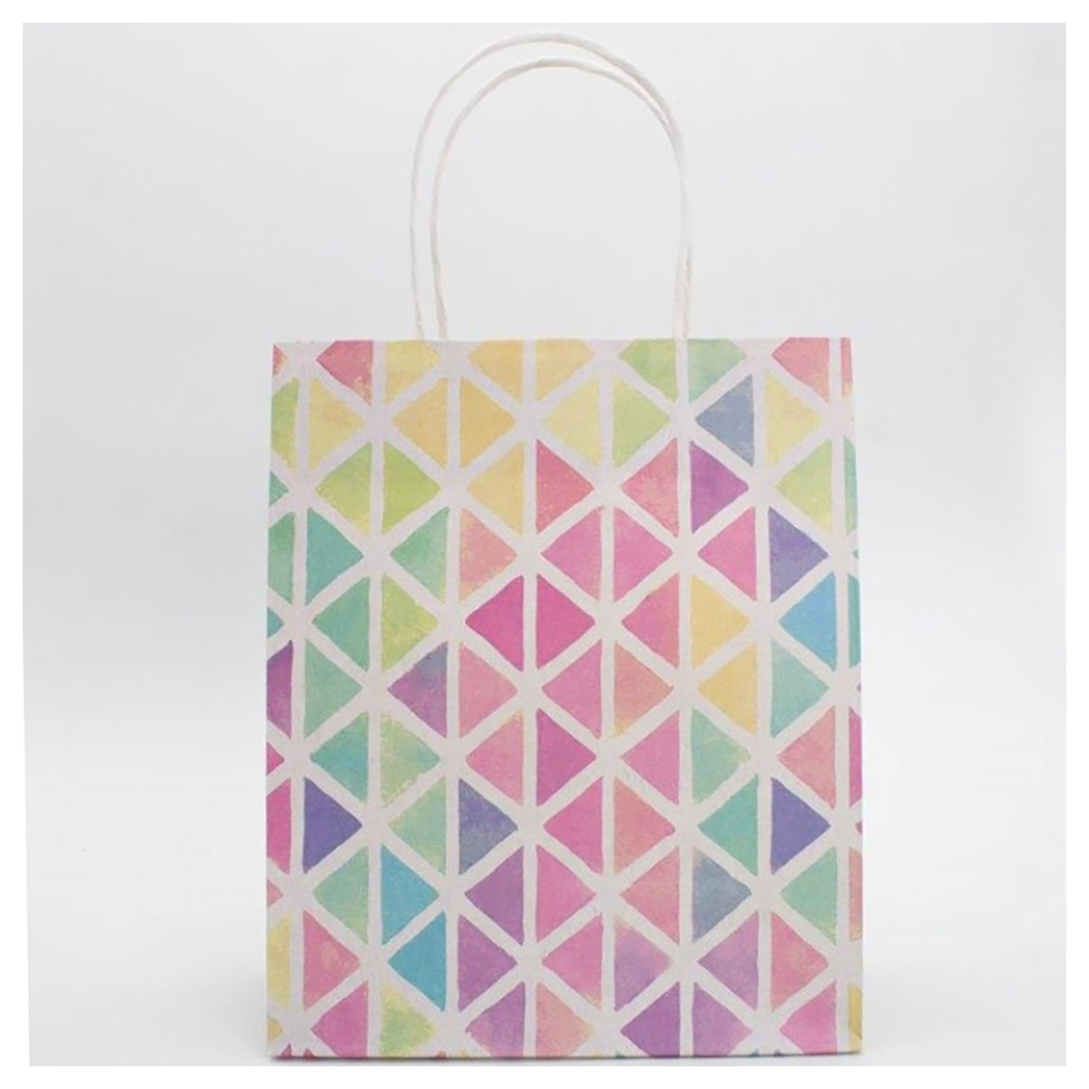 ILIKEGIFT Пакет подарочный 18 х 24 х 15 см Geometric figures, triangle 22P-HB9811-S-1-2 Фото 1.