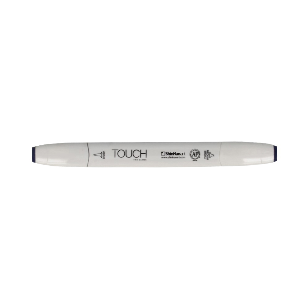 TOUCH TWIN BRUSH Маркер 1-8 мм кисть/перо скошенное 1210069 прусский синий PB69 Фото 1.