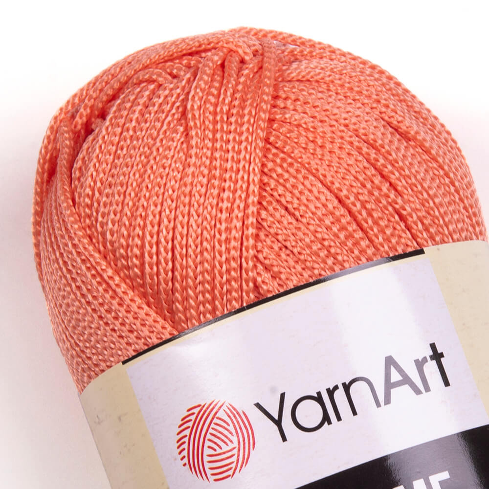 Пряжа YarnArt Macrame 100% полиэстер 90 г 130 м 160 оранжевый Фото 2.