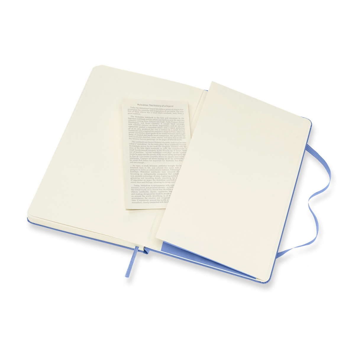 Moleskine Блокнот CLASSIC Large 1214858 ( 130х210 мм) 120 л. линия голубая гортензия Фото 5.