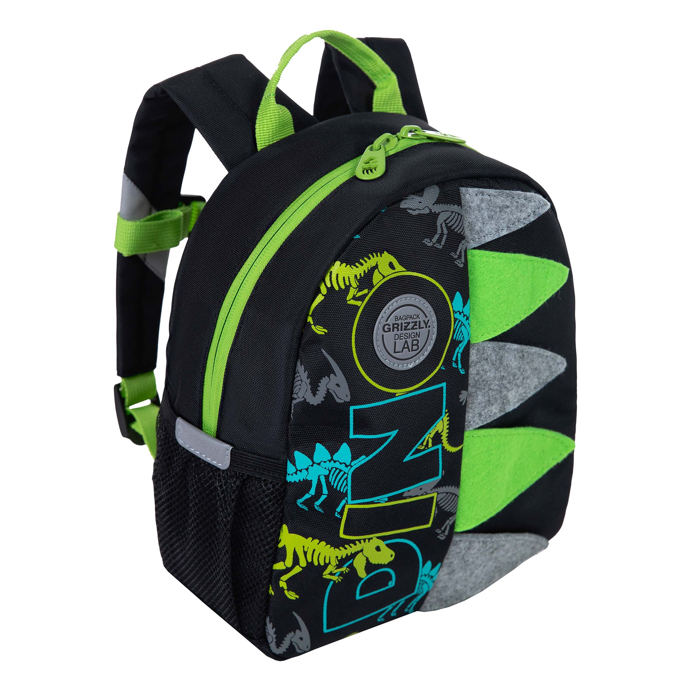 Grizzly Рюкзак детский RS-374-8 20 х 10 х 26 см /1 черный Фото 1.