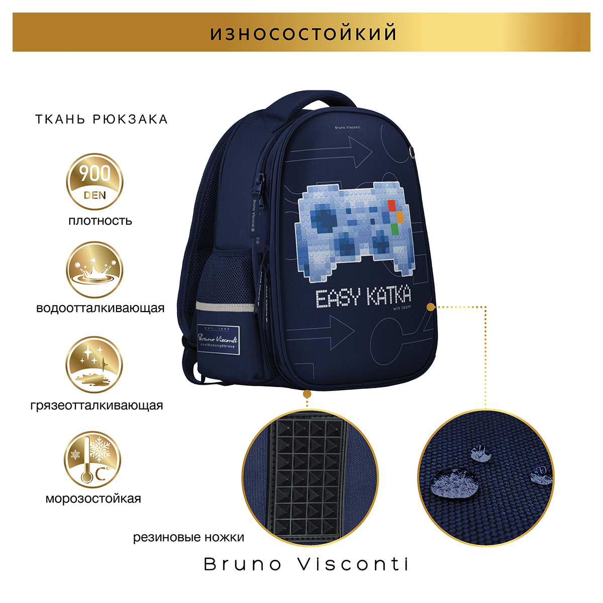 Bruno Visconti Рюкзак-облегченная капсула EASY KATKA 43 х 32 х 13 см 12-001-187/02 Фото 10.
