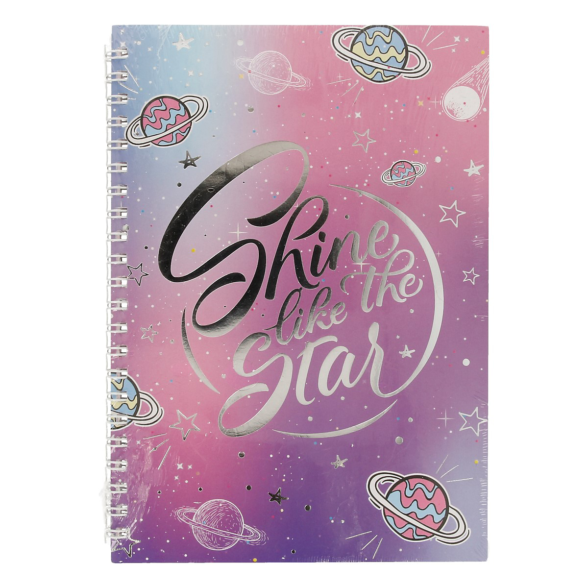 ArtFox 4660033 Ежедневник Shine like the star 60 л. с тиснением Фото 1.