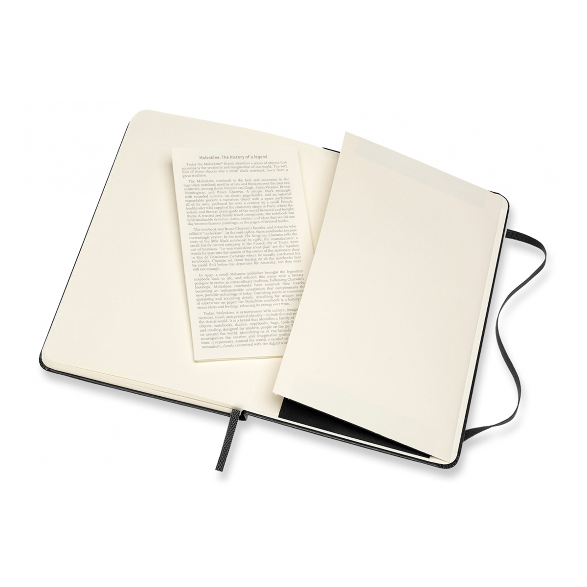 Moleskine Блокнот CLASSIC Medium ( 115x180 мм) 104 л. линия черный 1127639 Фото 5.