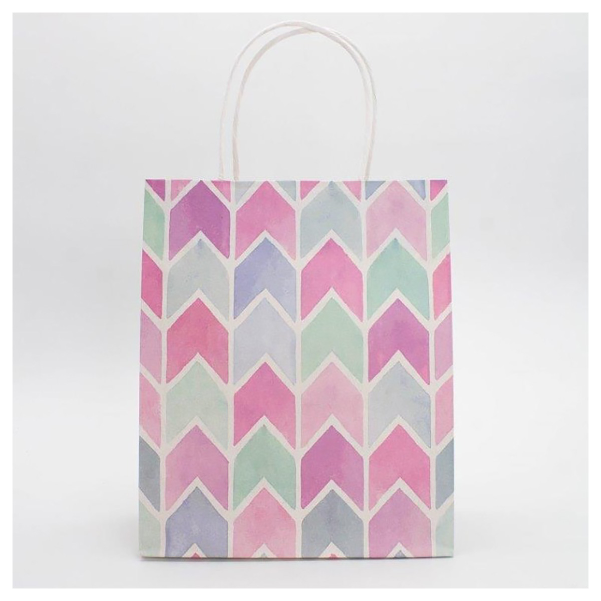 ILIKEGIFT Пакет подарочный 18 х 24 х 15 см Colorful figure 22P-HB9811-S-1-3 Фото 1.