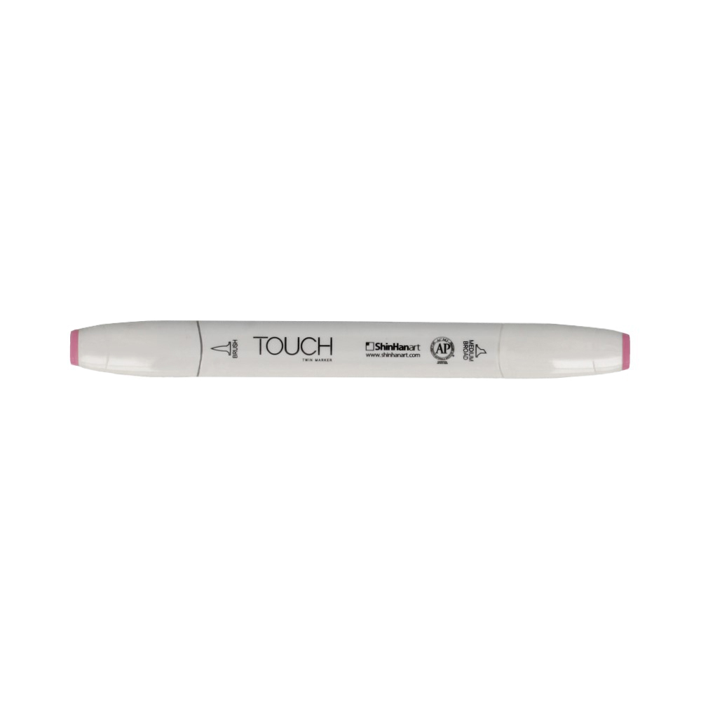 TOUCH TWIN BRUSH Маркер 1-8 мм кисть/перо скошенное 1210084 пастельный фиолетовый P84 Фото 1.