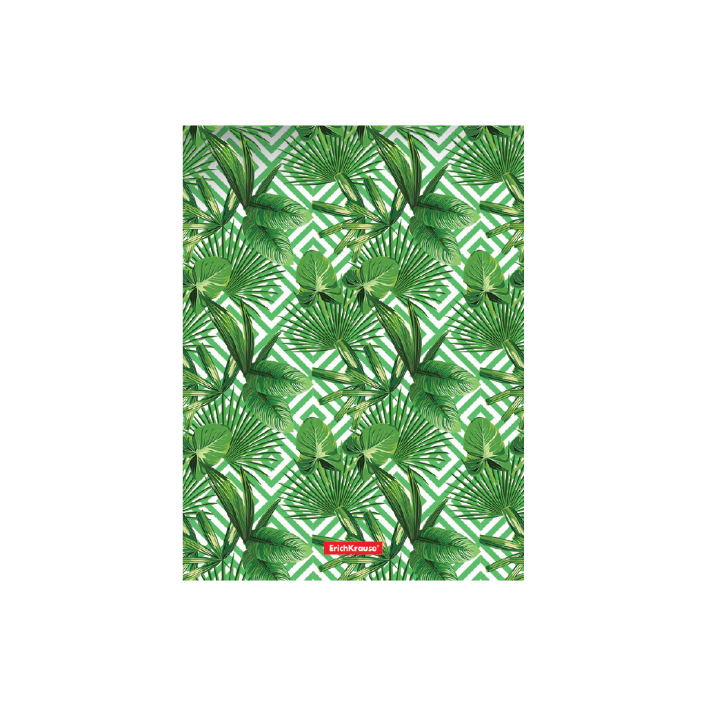 ErichKrause Папка-скоросшиватель пластиковая с пружинным механизмом Tropical Leaves A4 ( 23.2х31х4 см) 49370 Фото 3.