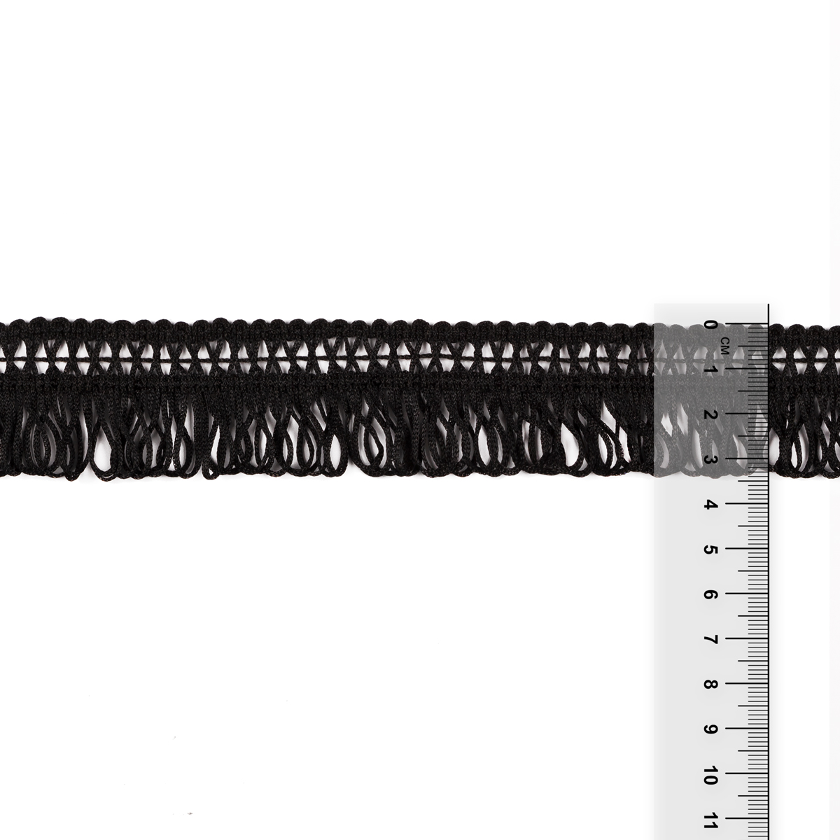 Бахрома Gamma 35 мм 550 №115 черный Фото 2.
