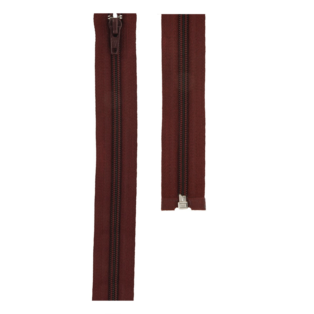 Молния Спираль  р/м GAMMA G105 65 см тип 5 разъёмная однозамковая №175 т.бордовый Фото 1.