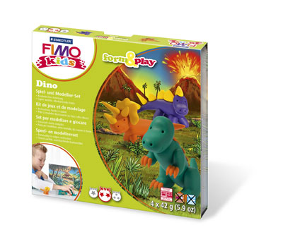 FIMO Kids Form&Play набор для моделирования № 3 8034 07 LZ Дино Фото 1.