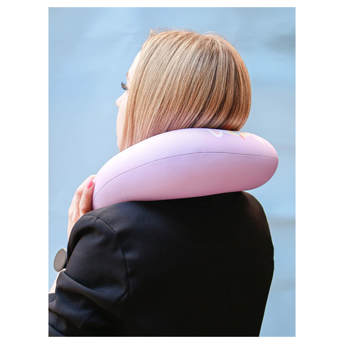 Подголовник антистресс Hugme toys 29 х 28 х 9 см Единорог HMT-015 Фото 2.