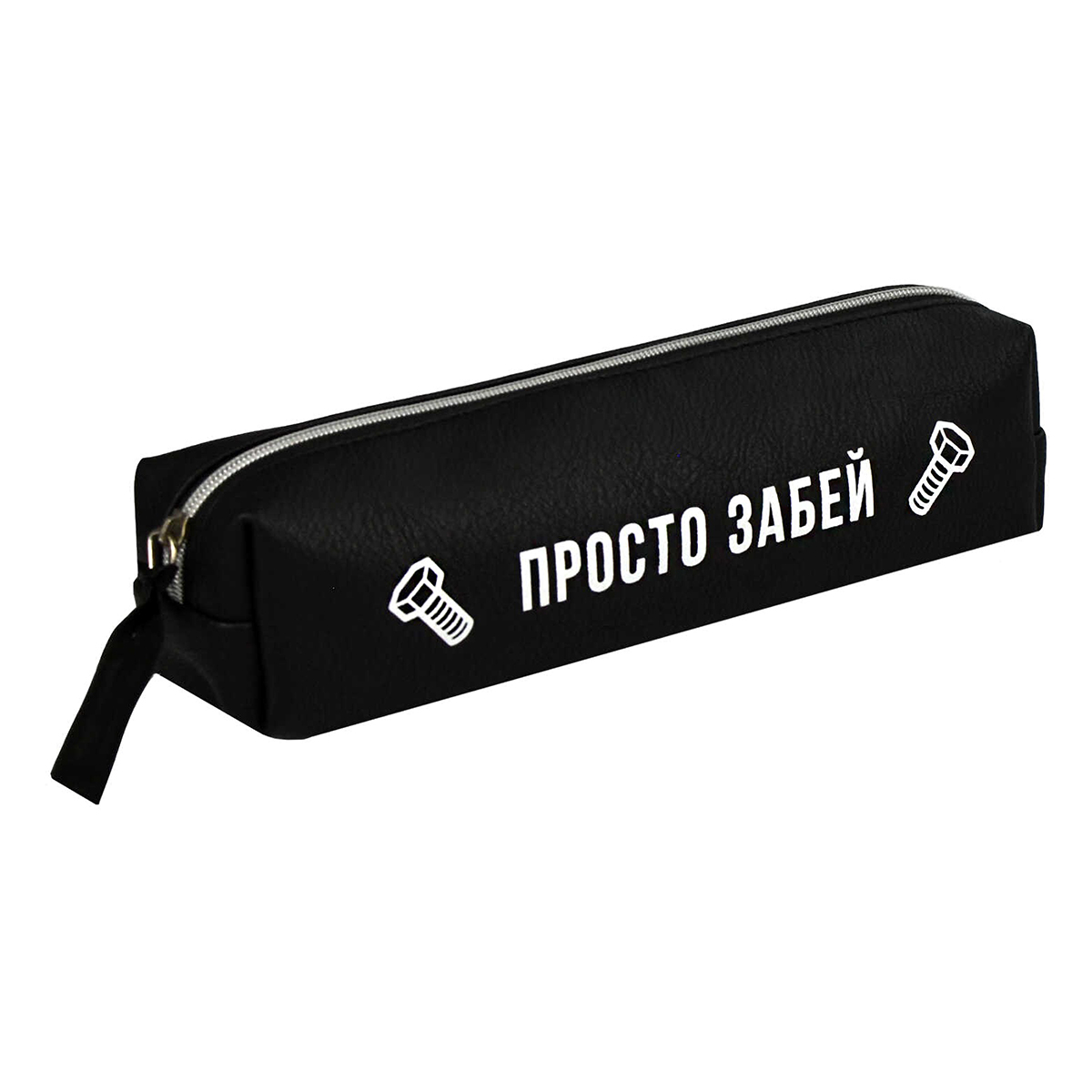 Феникс + Пенал школьный Фразы с характером без наполнения 20.5 х 5 х 4.5 см Просто забей 68457 Фото 1.