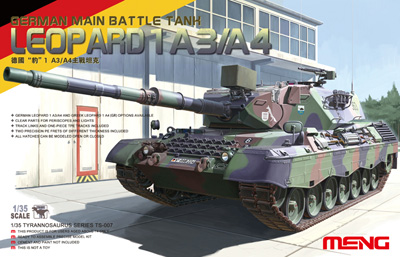MENG TS-007 танк Main Battle Tank Leopard 1 A3/A4 1/35 Фото 1.